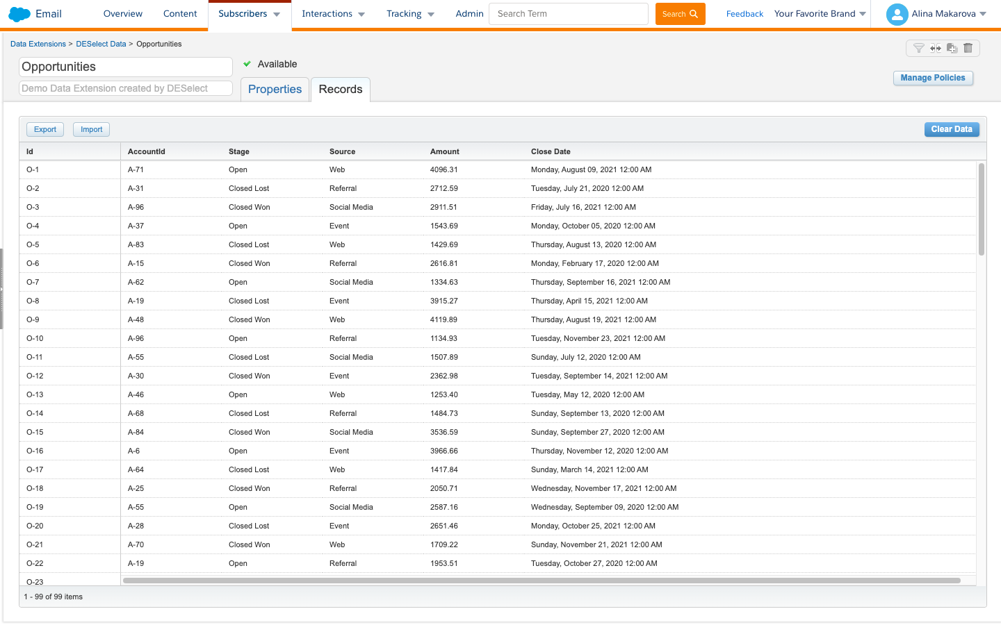 Using Lists Vs Data Extensions In Marketing Cloud