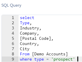 simple SQL Query example in Salesforce Marketing Cloud