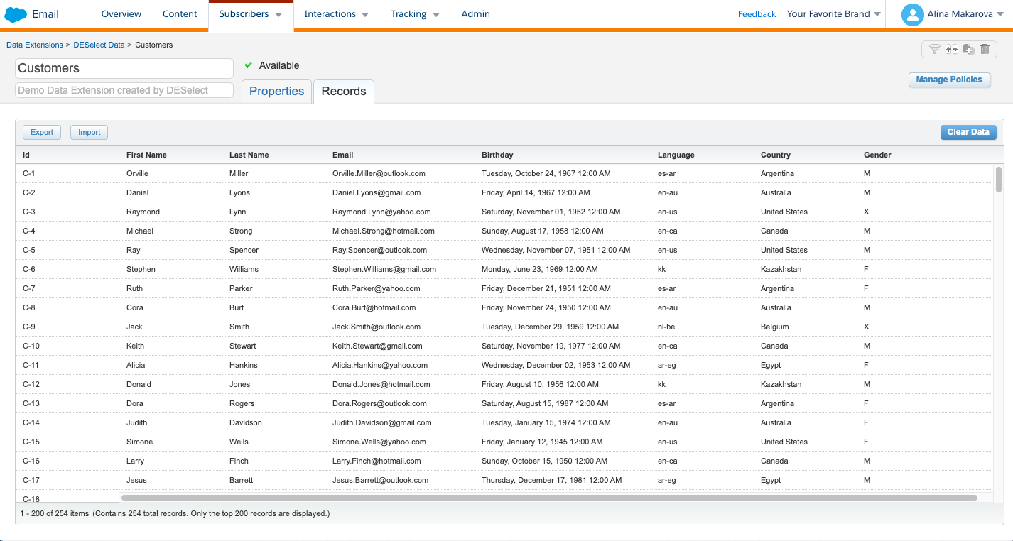How to combine data extensions in Salesforce Marketing Cloud data extension overview