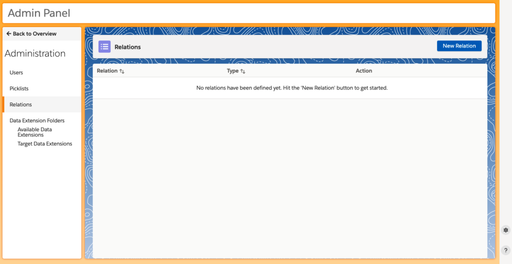 Admin Panel Predefined Relations in multiple fields