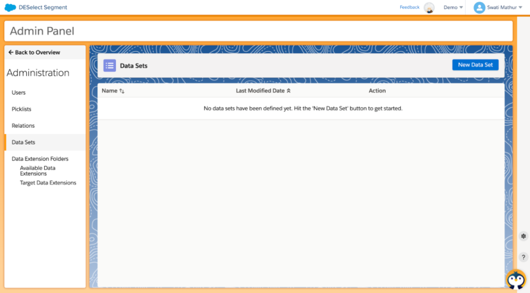 Admin Panel DESelect