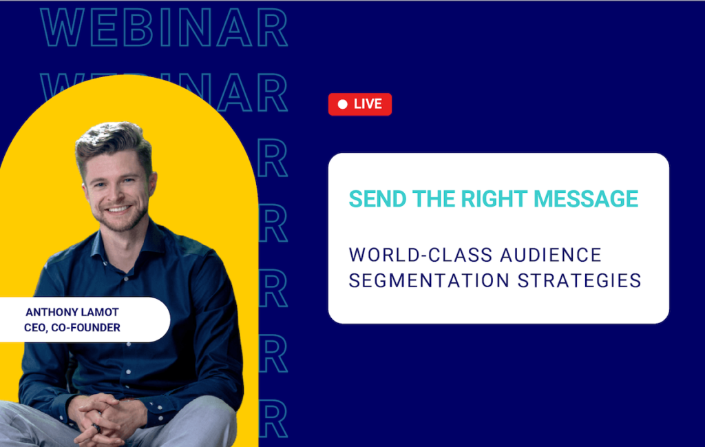 Anthony Lamot Ceo, co-founder of DESelect is hosting a webinar