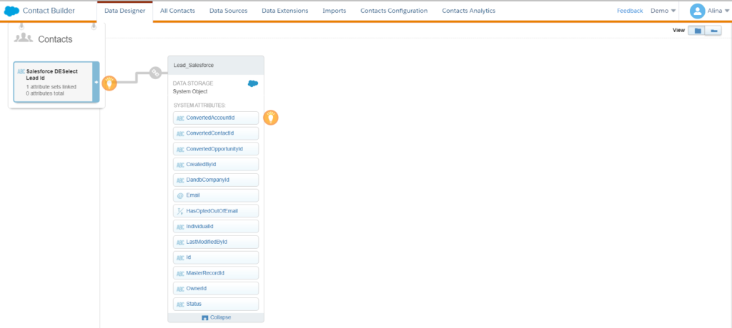 Synchronized Leads Contact Builder