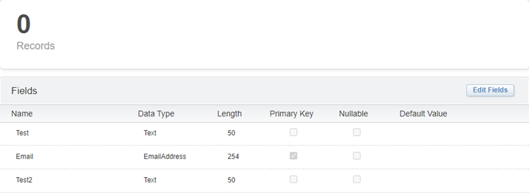 data extension