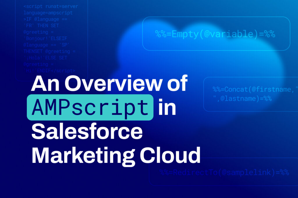 ampscript marketing cloud overview