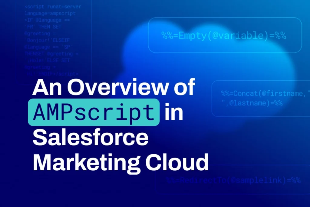 ampscript marketing cloud overview