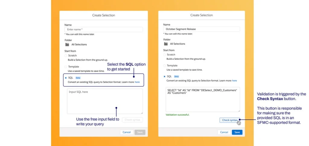 add and validate sql to convert