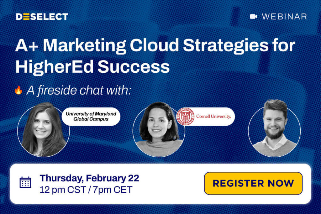 A+ Marketing Cloud Strategies for HigherEd Success