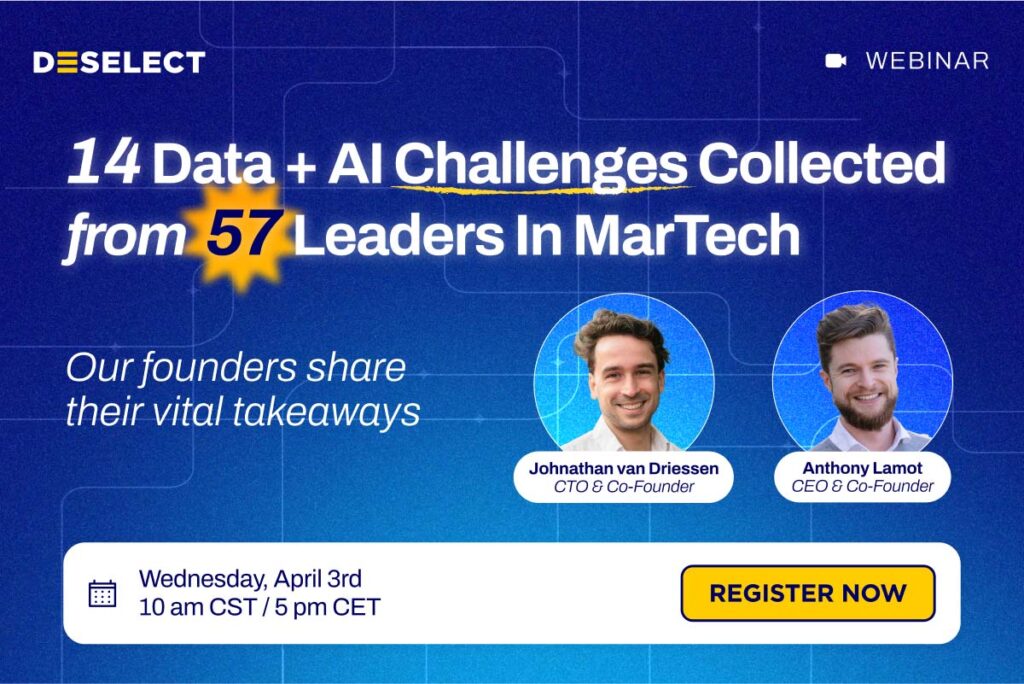 data and ai martech challenges