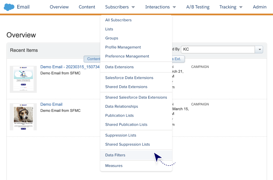 Relative dates in Salesforce being applied with Email Studio