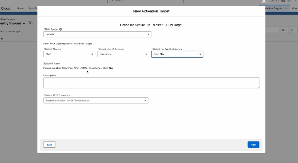 SF Activation Targets for Communication Capping