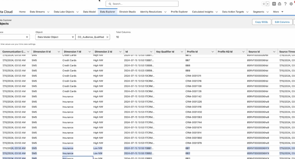Salesforce Communication Capping Qualified Profiles
