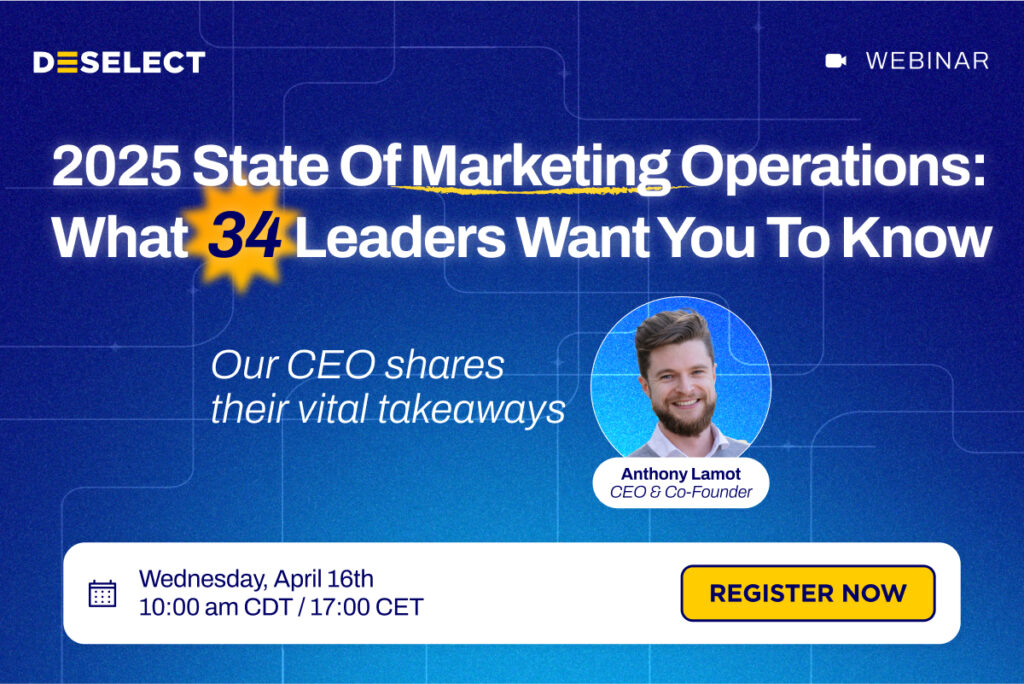 Webinar: 2025 State of Marketing Operations